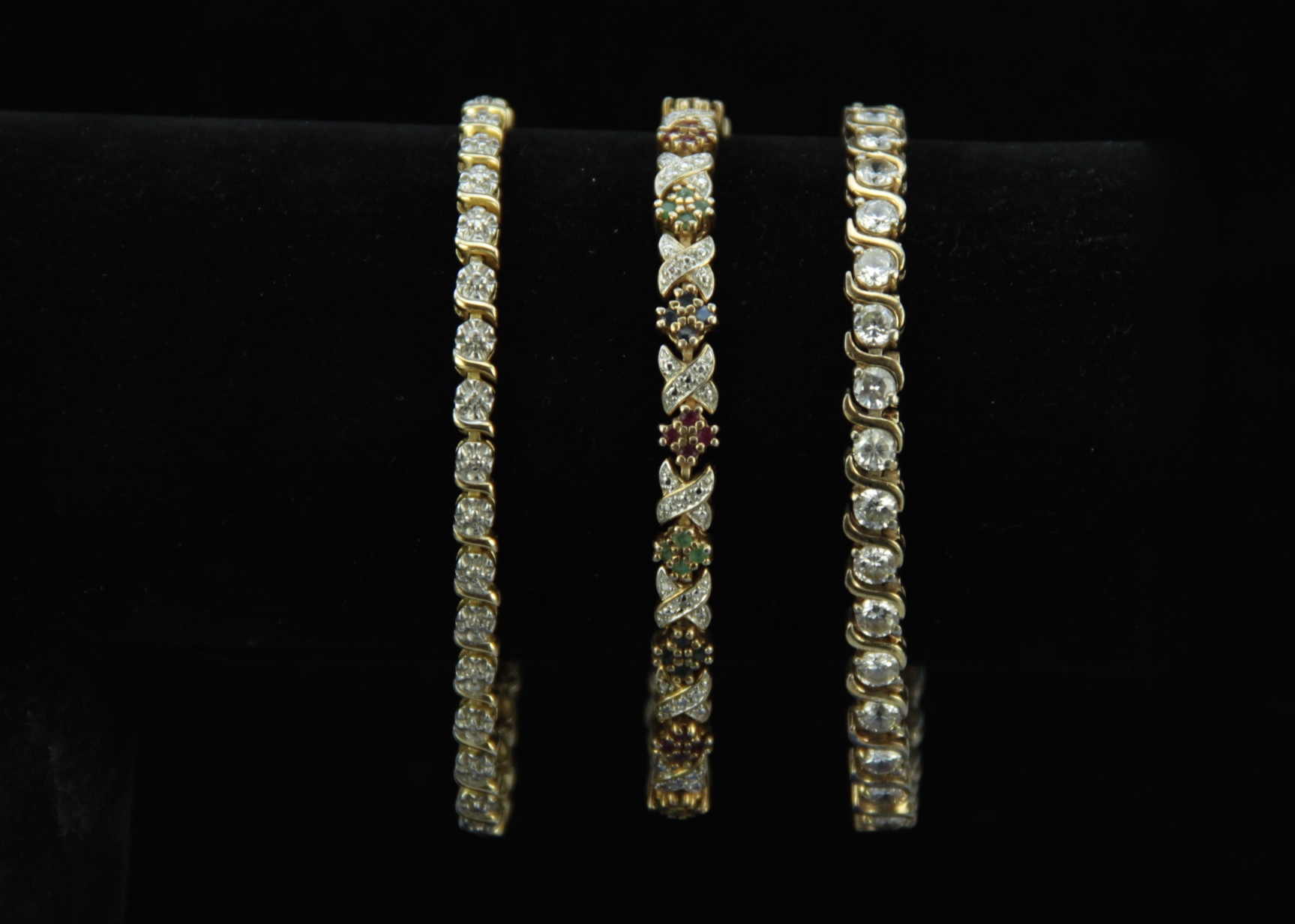 Trio of Vermeil Bracelets
