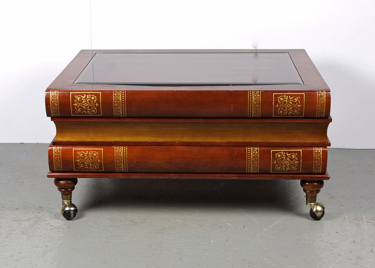 Book Stack Coffee Table