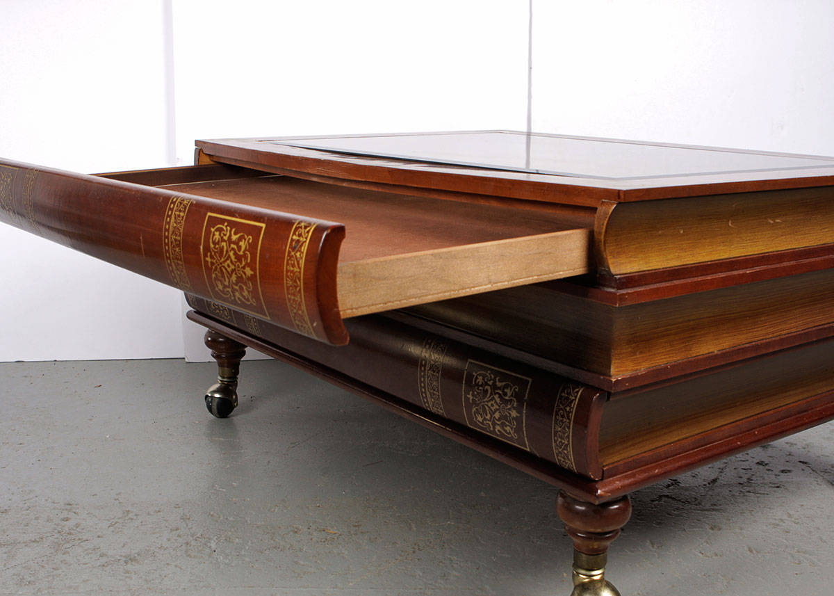 Book Stack Coffee Table
