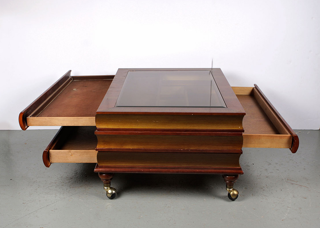 Book Stack Coffee Table