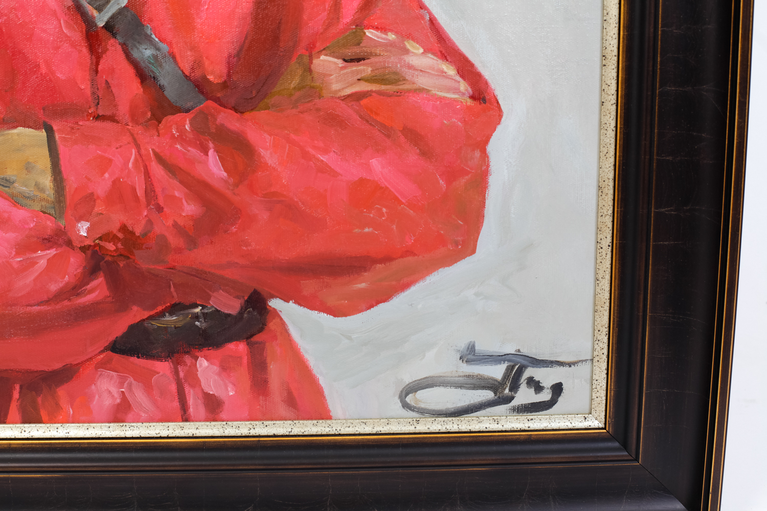 Petr Pavlov Original Oil Painting of a Bolshevik Soldier