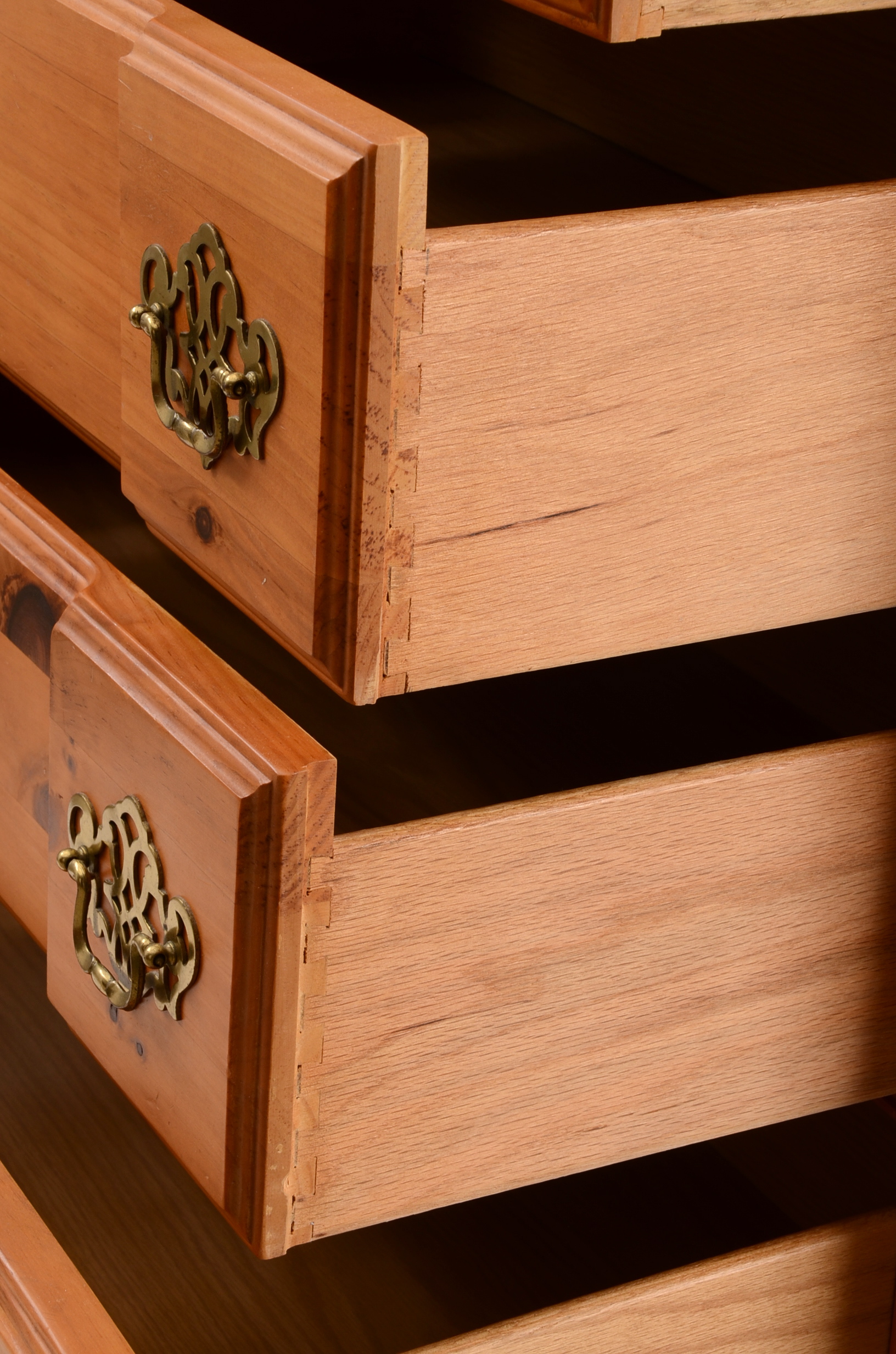 Six Drawer Knotty Pine Dresser