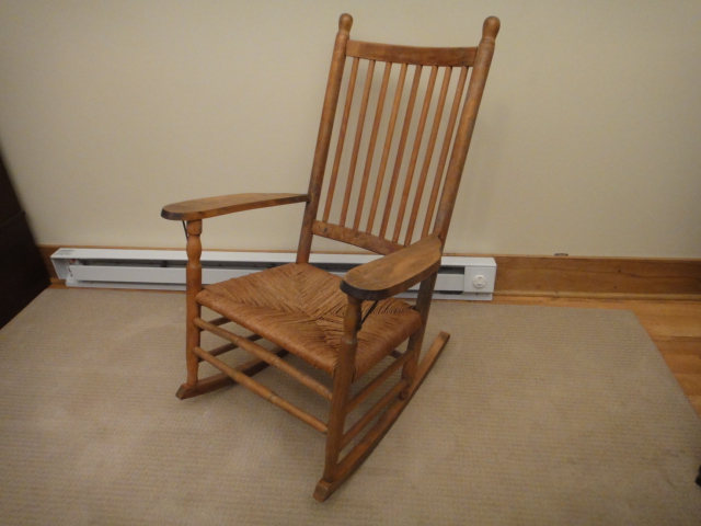 Vintage Oak Rocking Chair