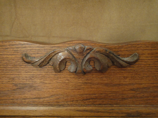 1800s Antique Oak Dry Sink With Towel Bar