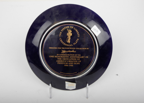 Statue of Liberty Centennial Plate