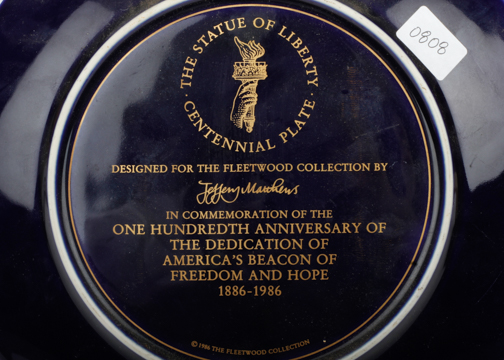 Statue of Liberty Centennial Plate
