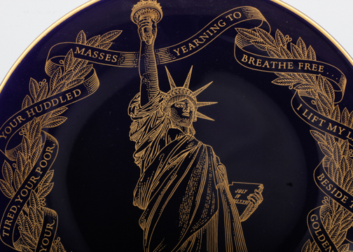 Statue of Liberty Centennial Plate