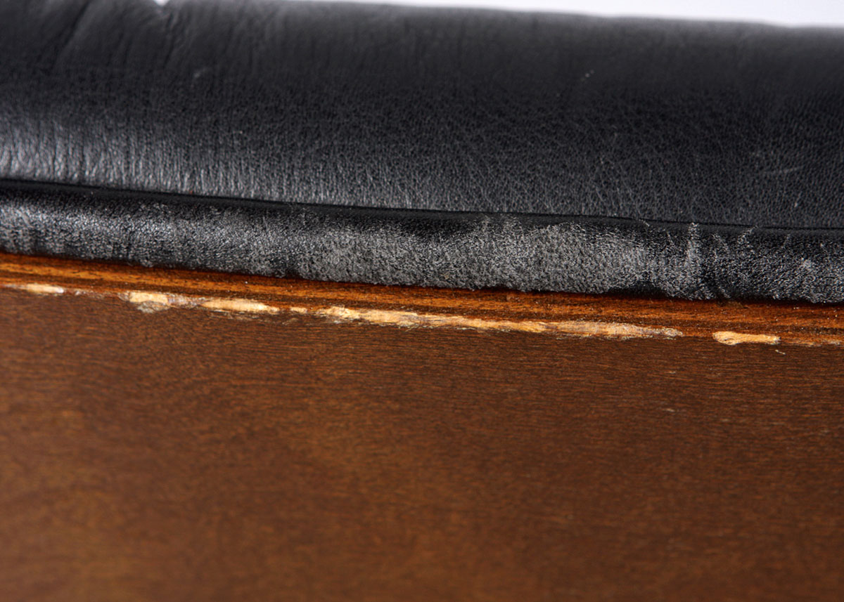 Mid Century Modern Eames Style Armchair and Ottoman