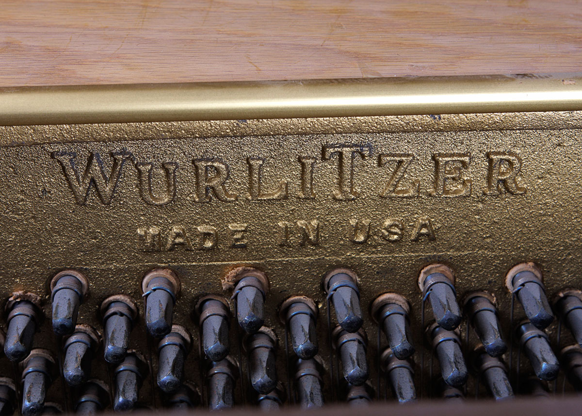 Wurlitzer Upright Oak Piano