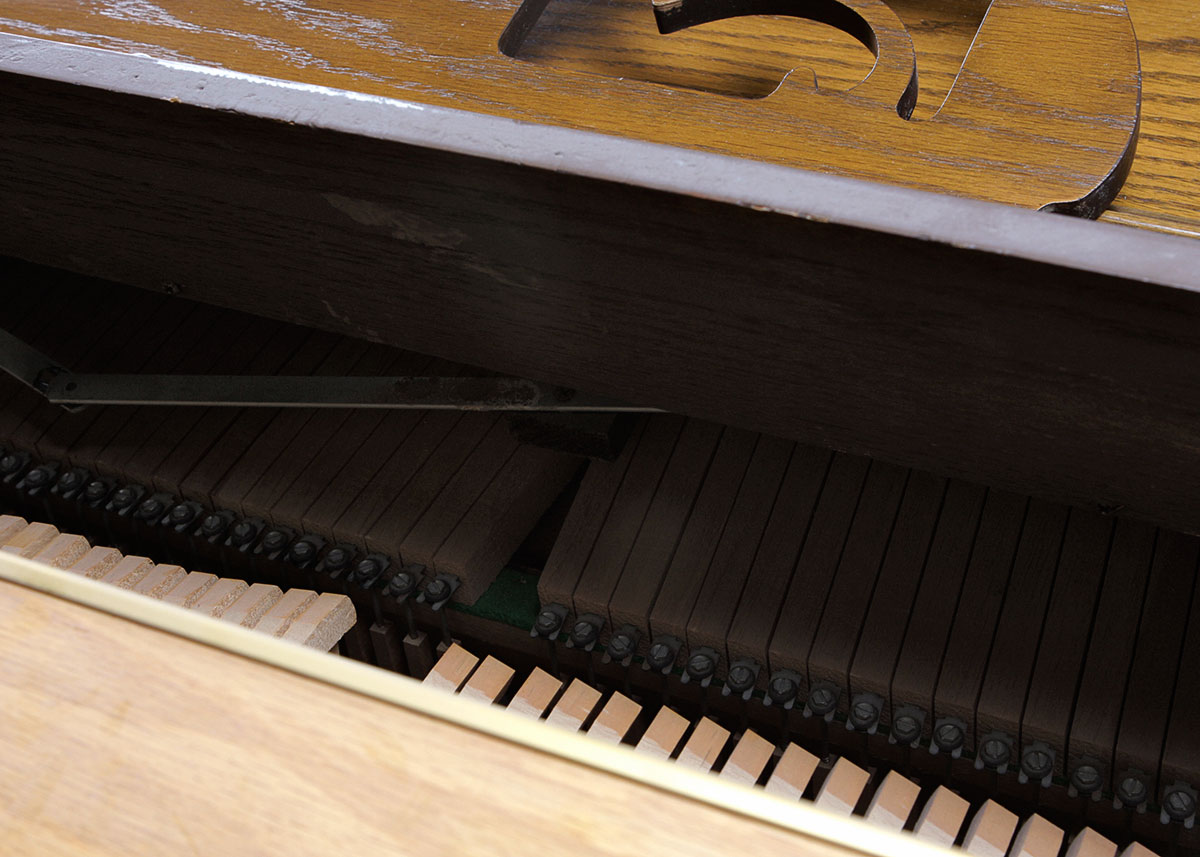 Wurlitzer Upright Oak Piano