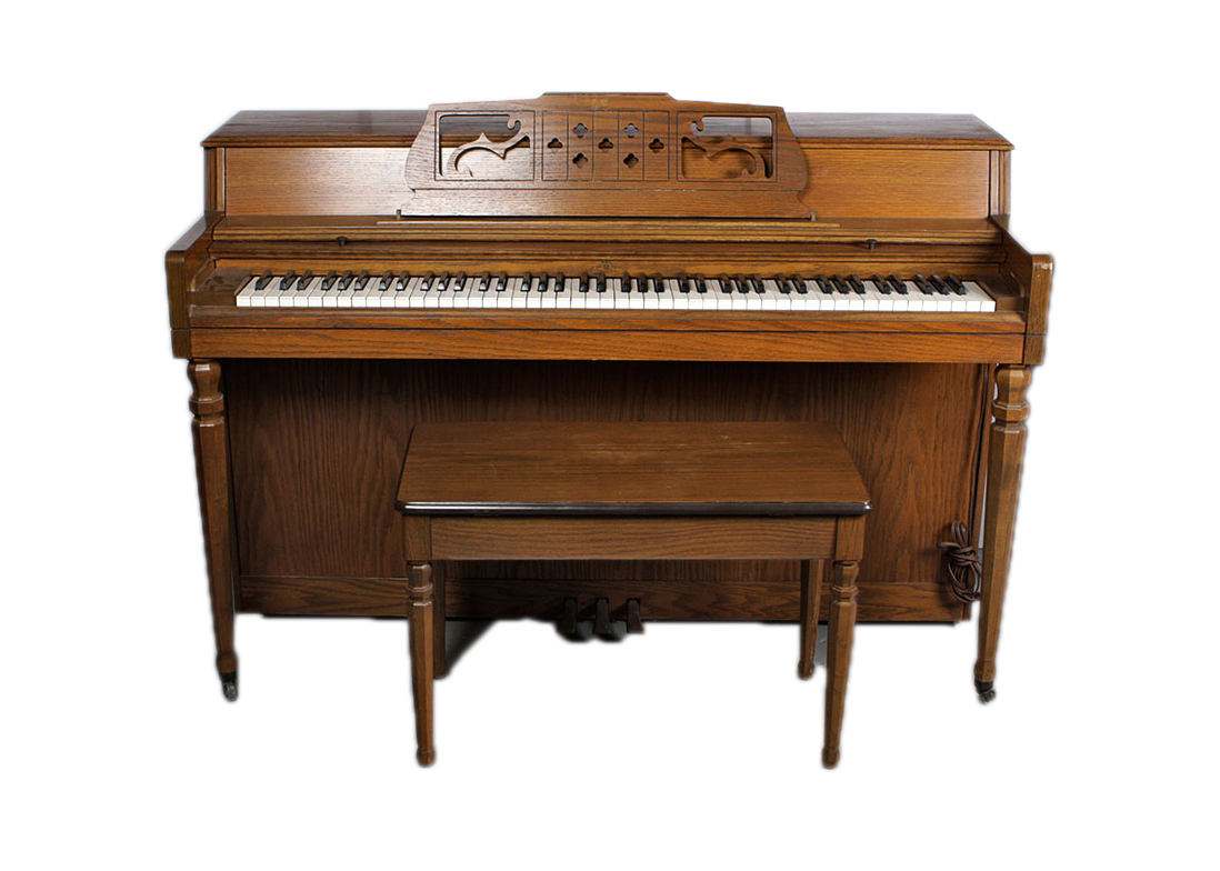 Wurlitzer Upright Oak Piano