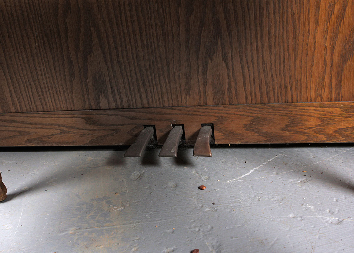 Wurlitzer Upright Oak Piano