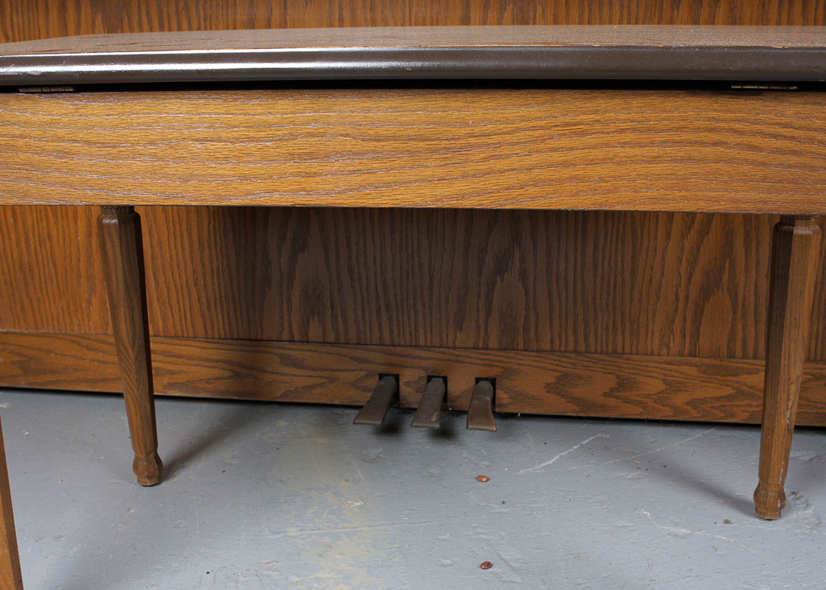 Wurlitzer Upright Oak Piano