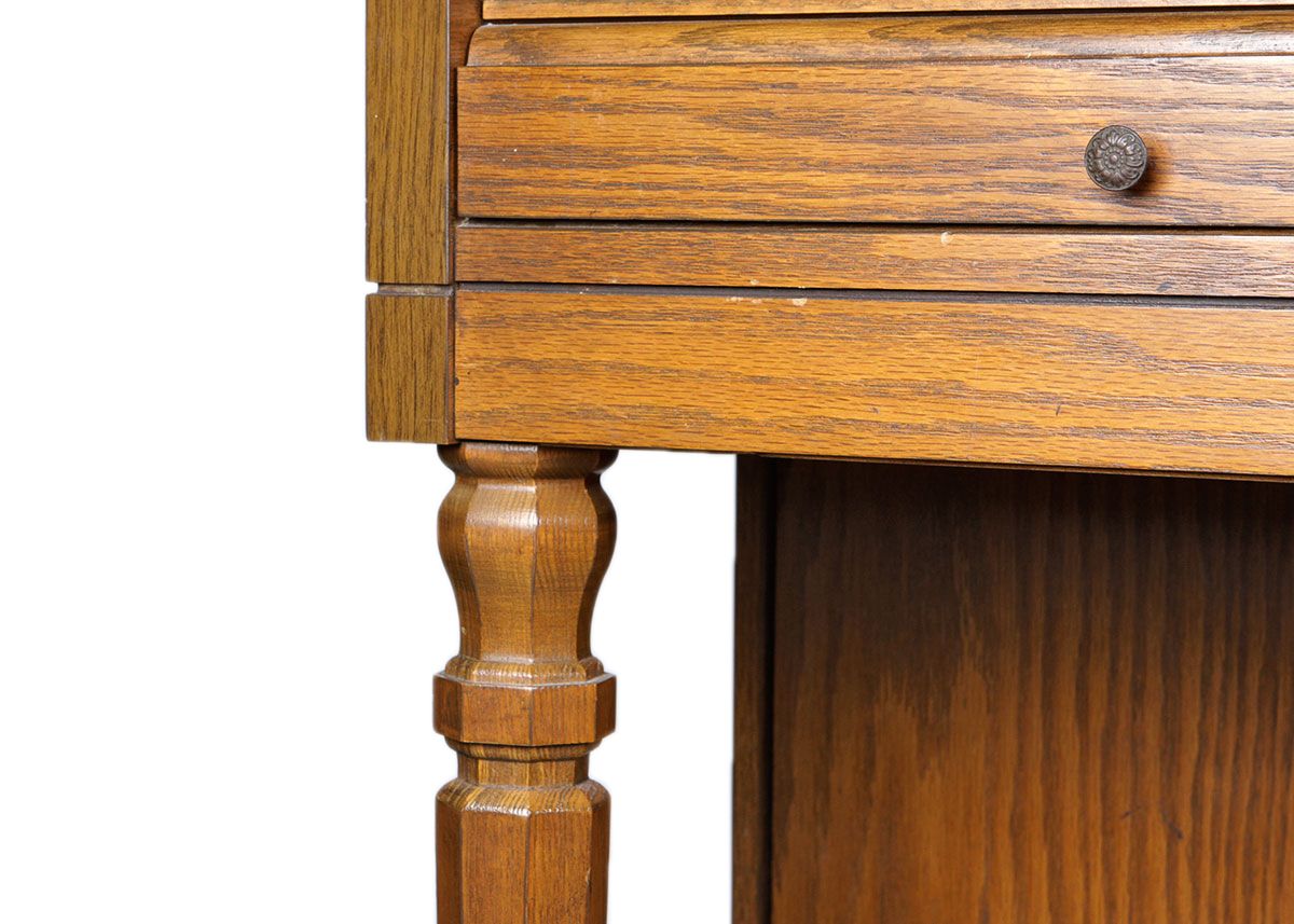 Wurlitzer Upright Oak Piano