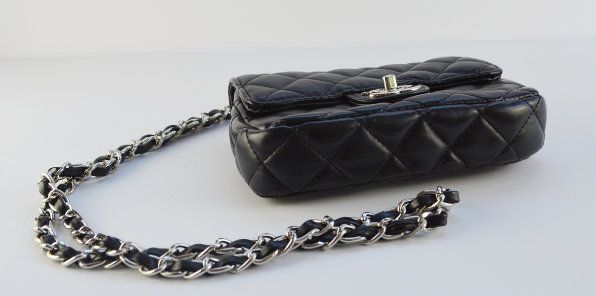 Chanel Black Quilted Leather Handbag