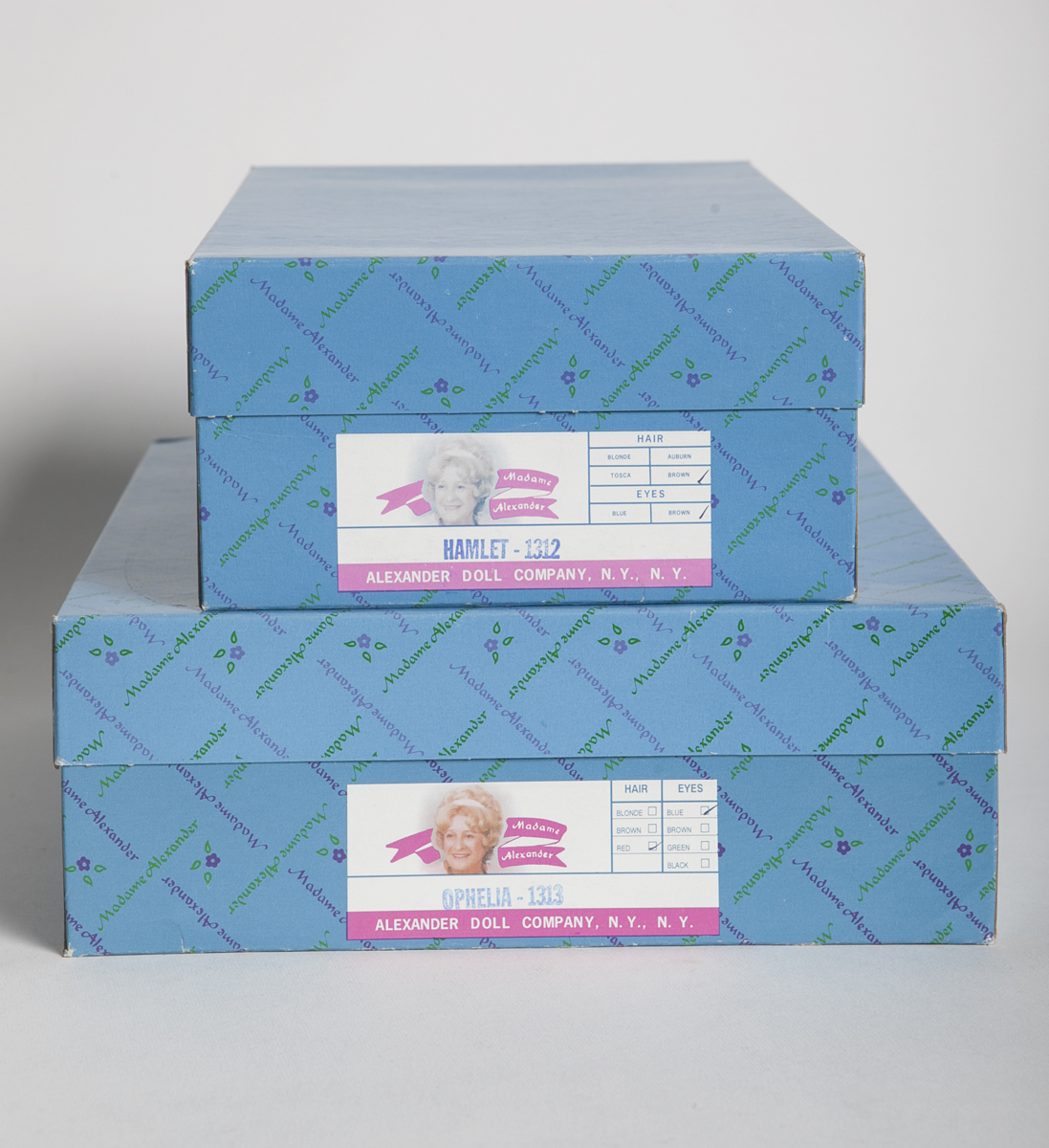 Madame Alexander Hamlet and Ophelia Dolls