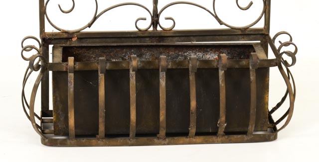 Pair of Wrought Iron Wall Planters