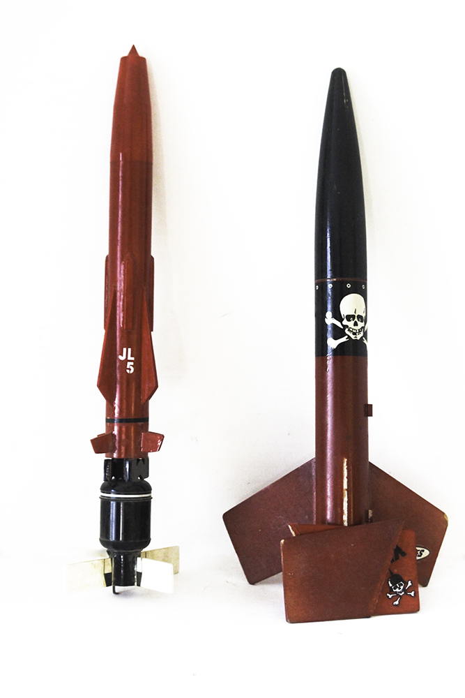 Assortment of Vintage Model Rockets