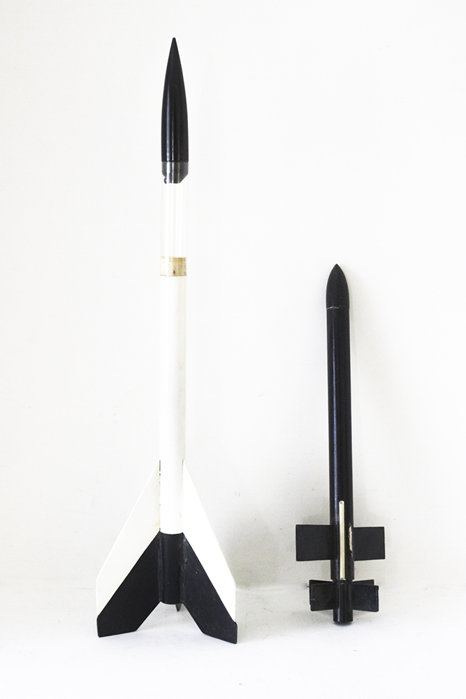 Assortment of Vintage Model Rockets