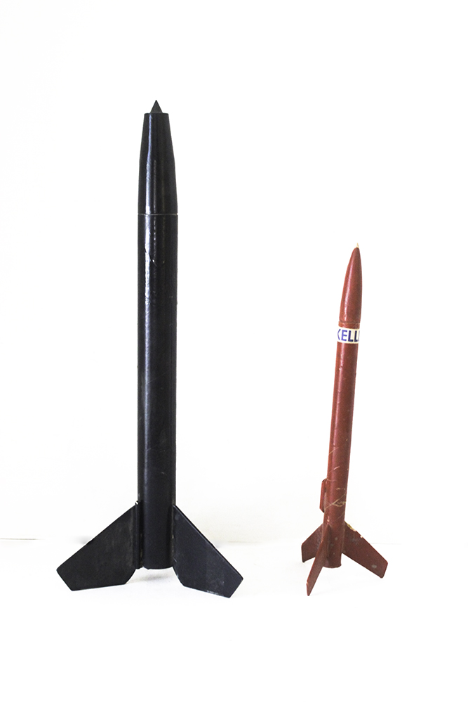 Assortment of Vintage Model Rockets
