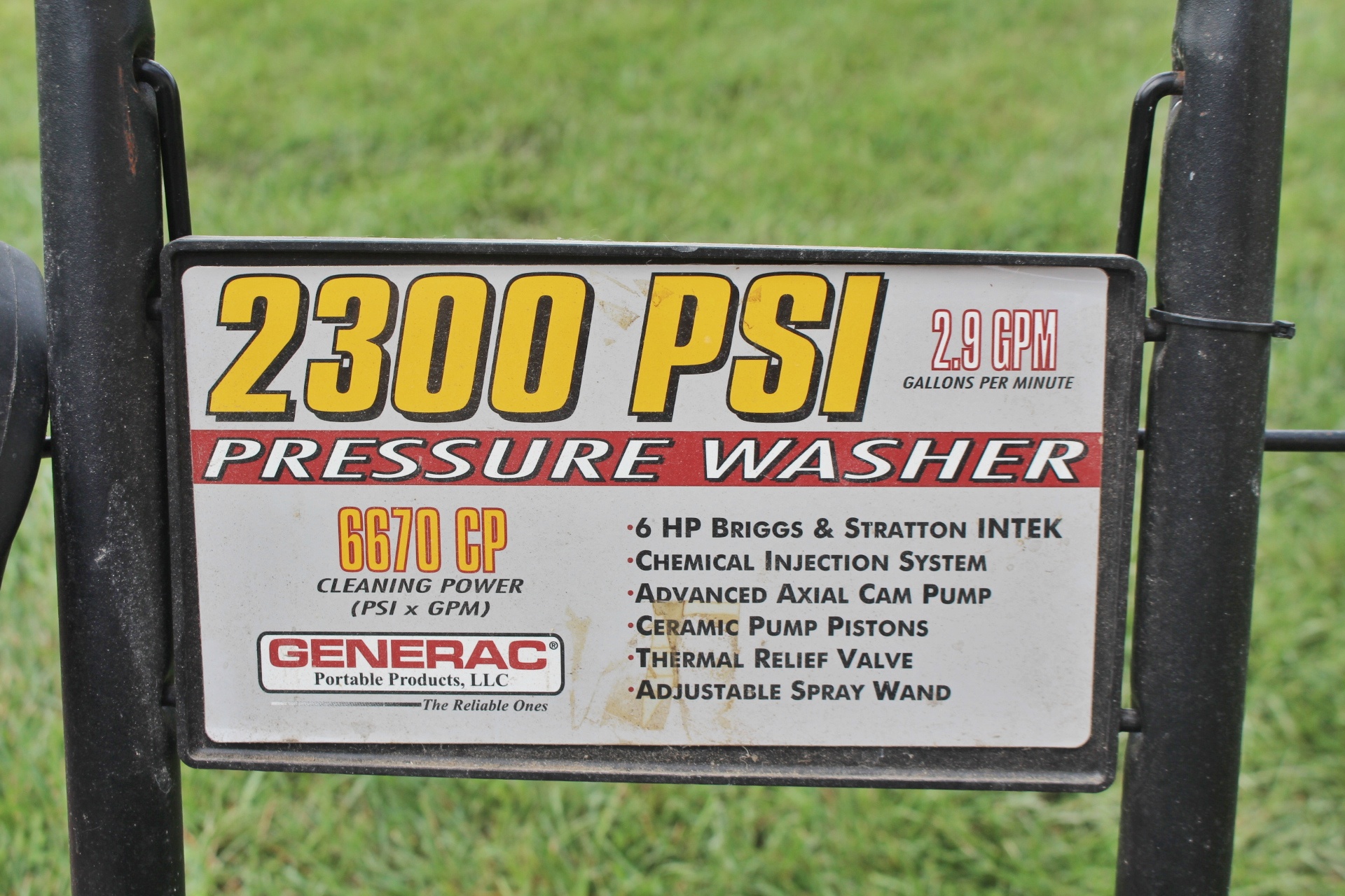 Generac 2300 PSI Pressure Washer