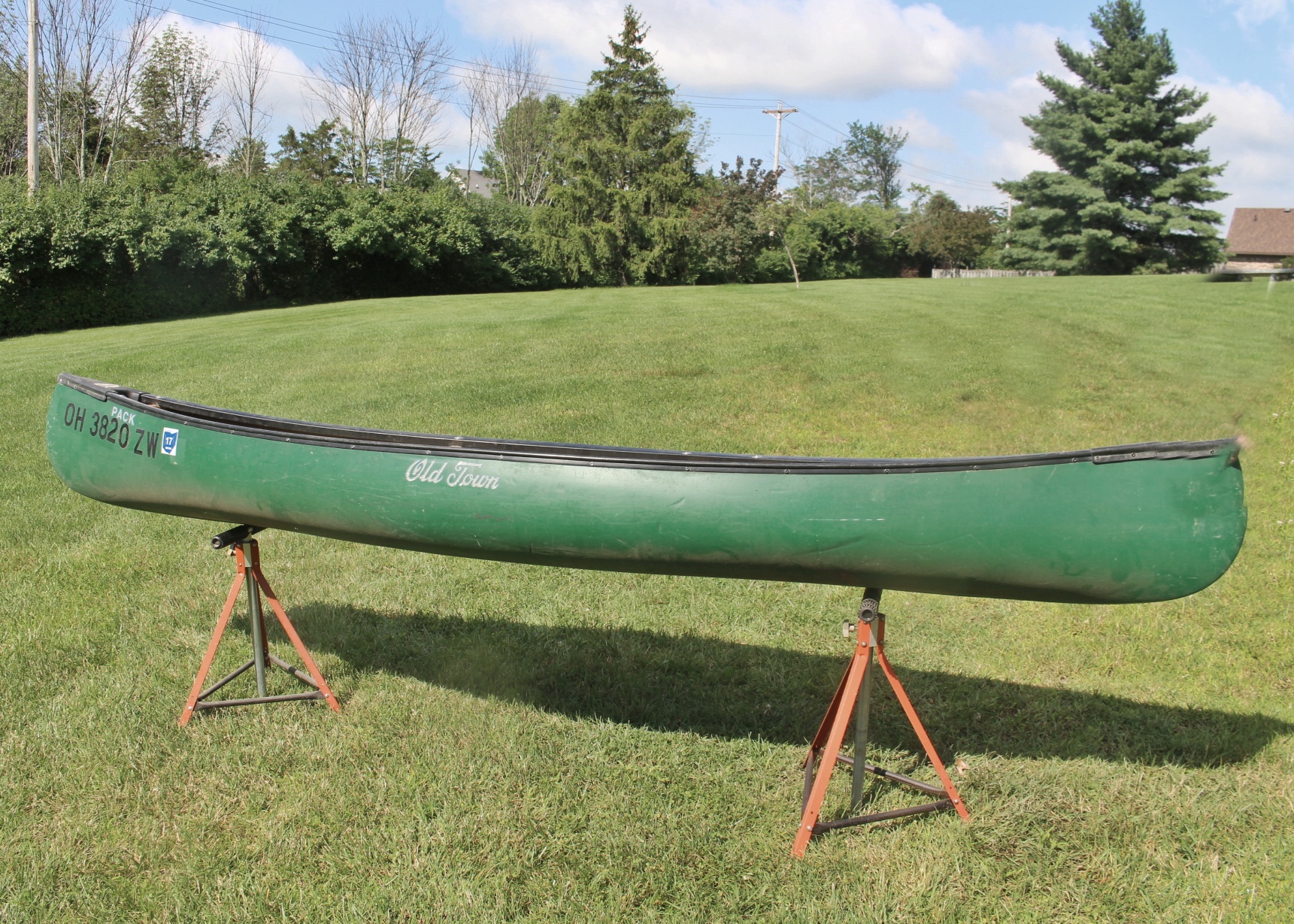 Old Town "Pack" Solo 12 ft Fiberglass Canoe
