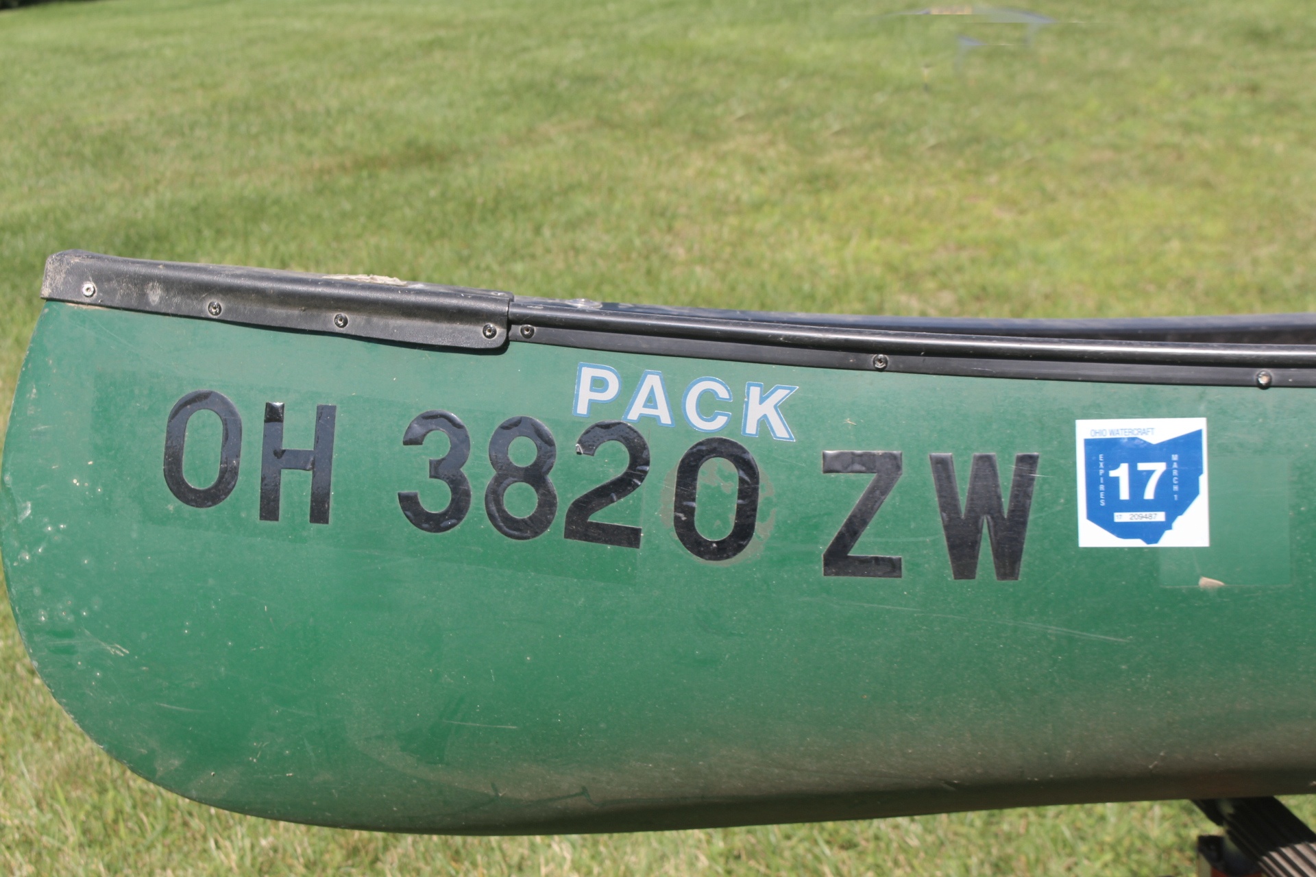 Old Town "Pack" Solo 12 ft Fiberglass Canoe