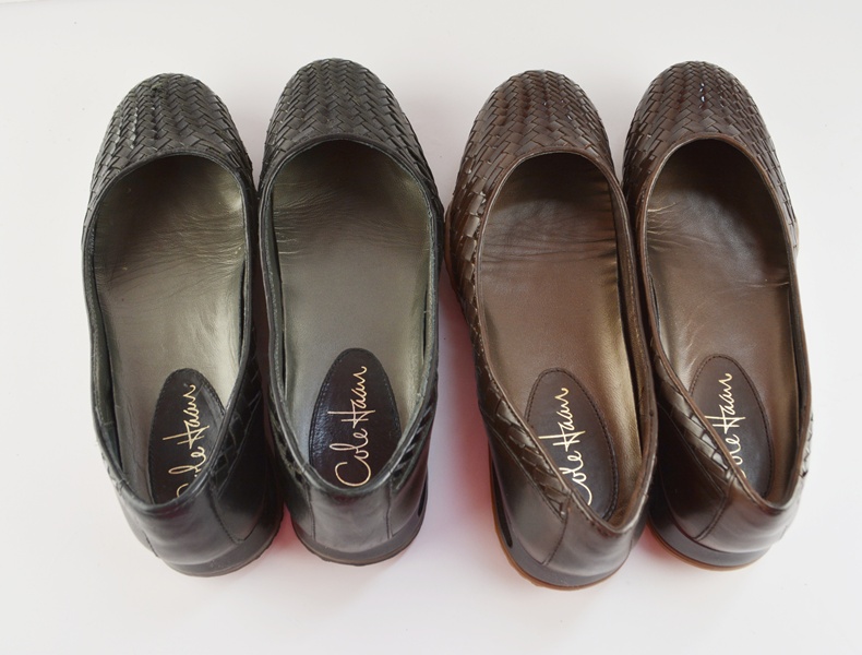 Two Pair Cole Haan "Air Bria Geni Ballet" Flats