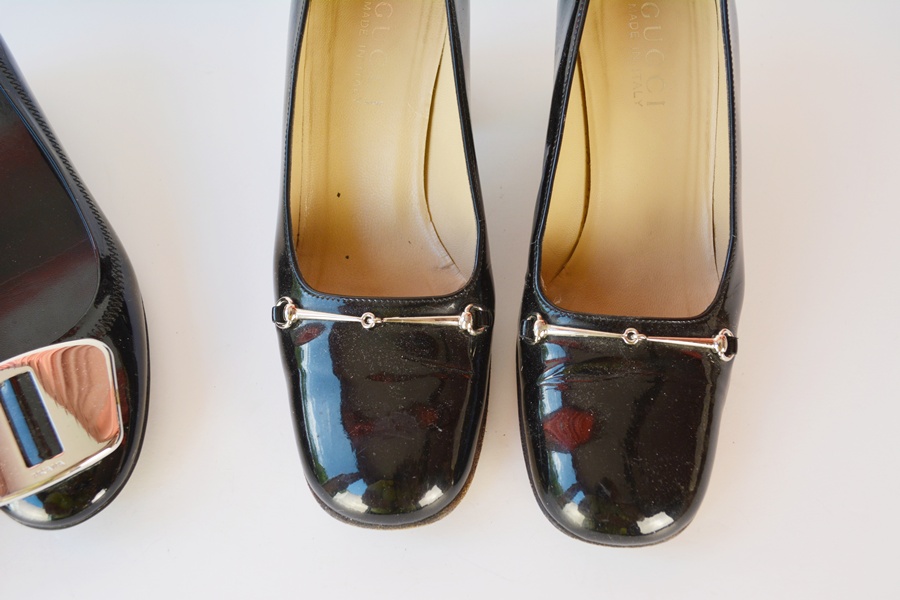 Designer Prada and Gucci Low Heels