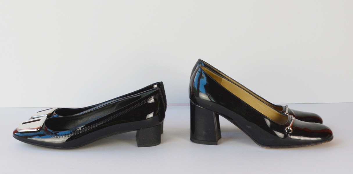 Designer Prada and Gucci Low Heels