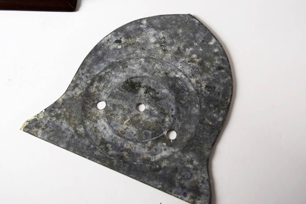 Rare J.C. Brown Acorn Shelf Clock with "Residence" Painting