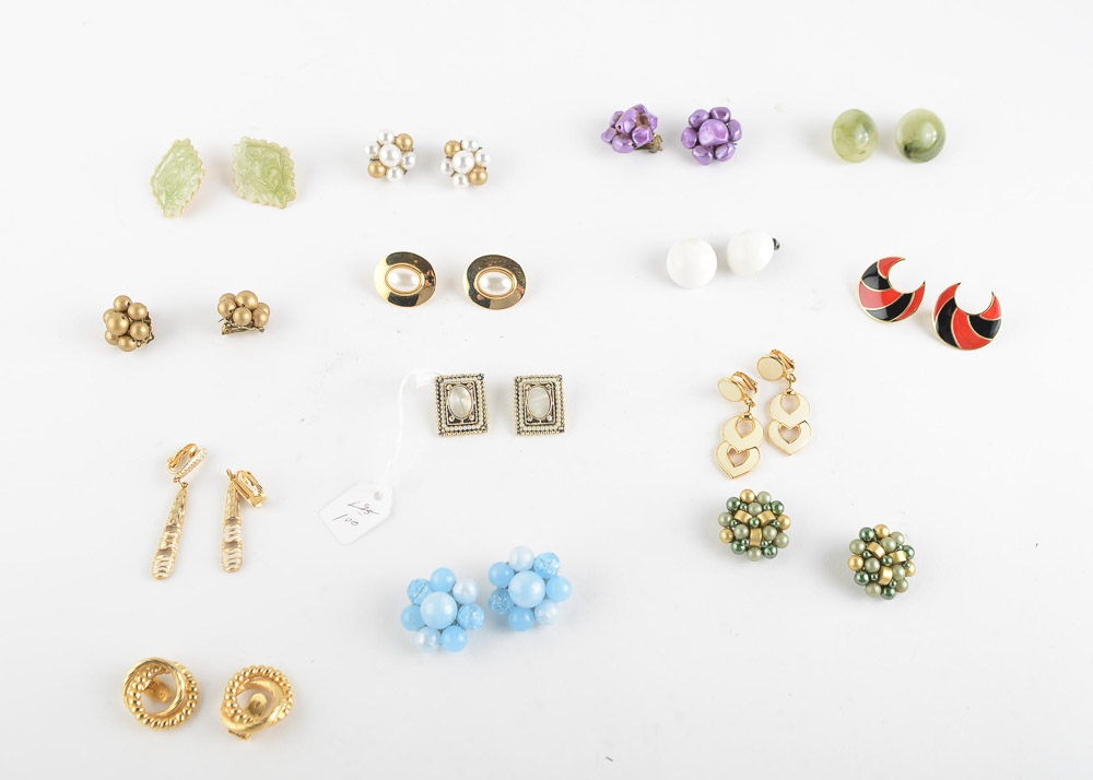 Classic Clip On Collection of Earrings