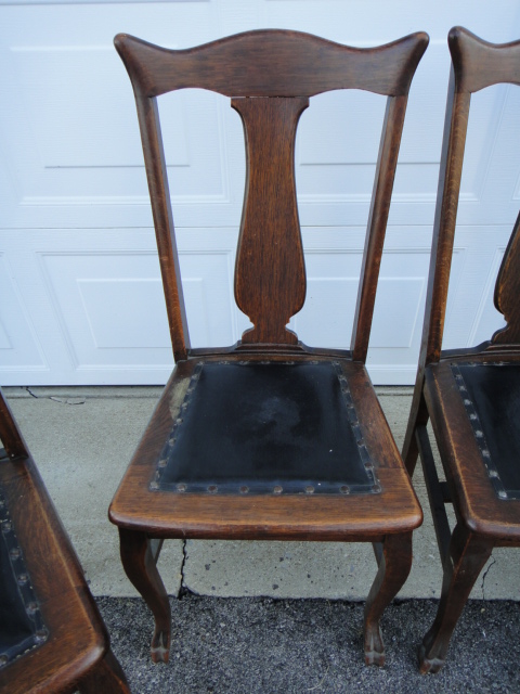 Six 19th Century Stomps Burkhardt Side Chairs