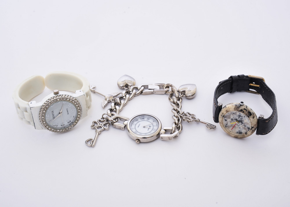 Three Fashion Watches
