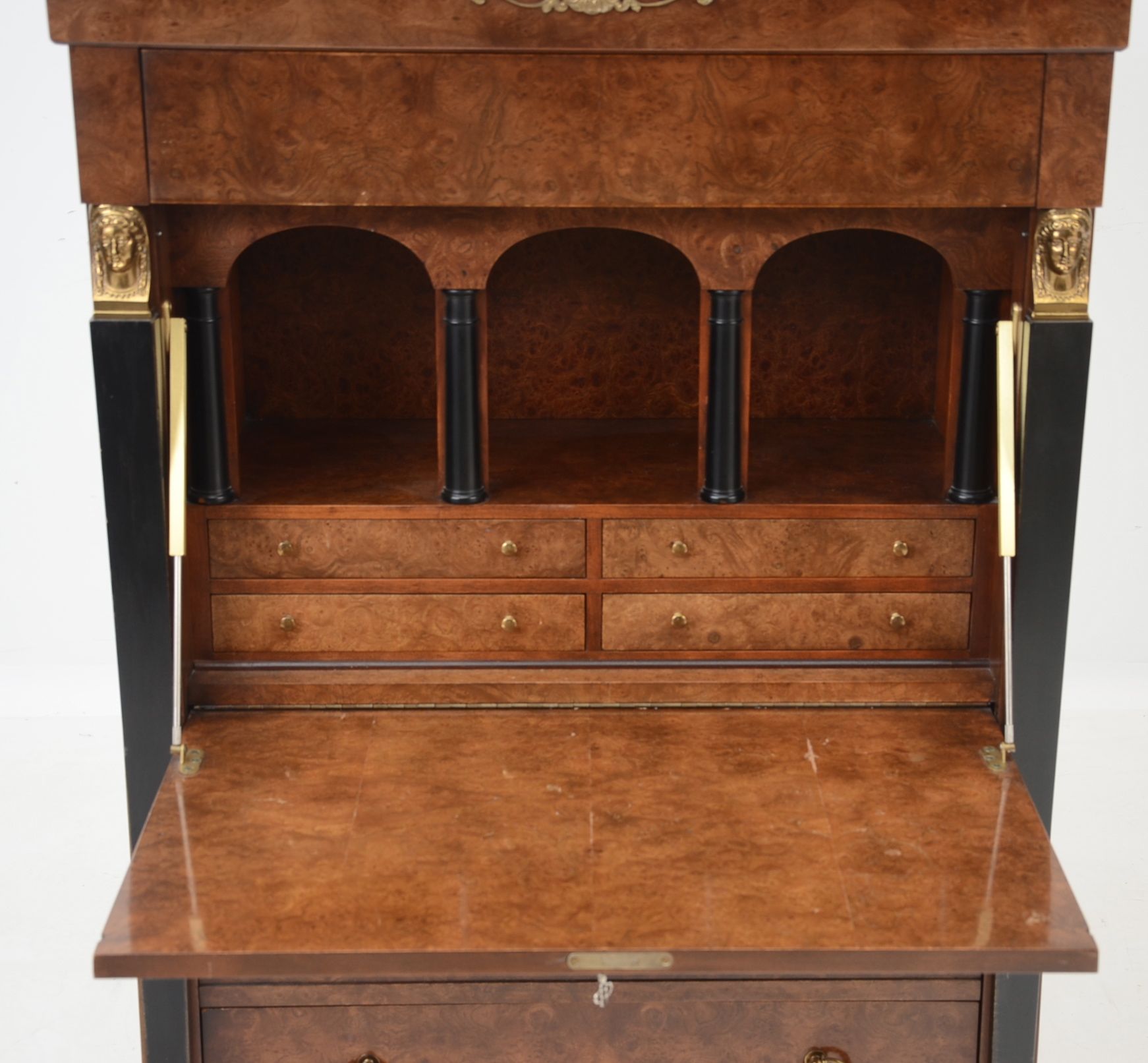 Baker Furniture Biedermeier Style Secretary Desk