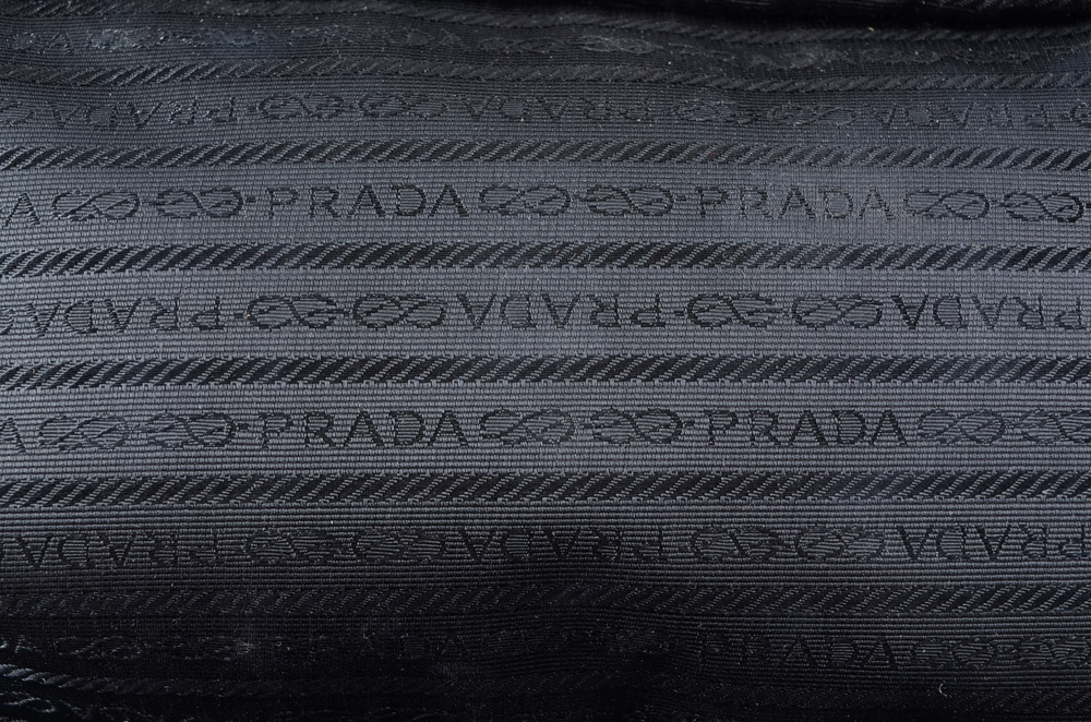 Prada Tessuto Beauty Leather and Nylon Designer Handbag