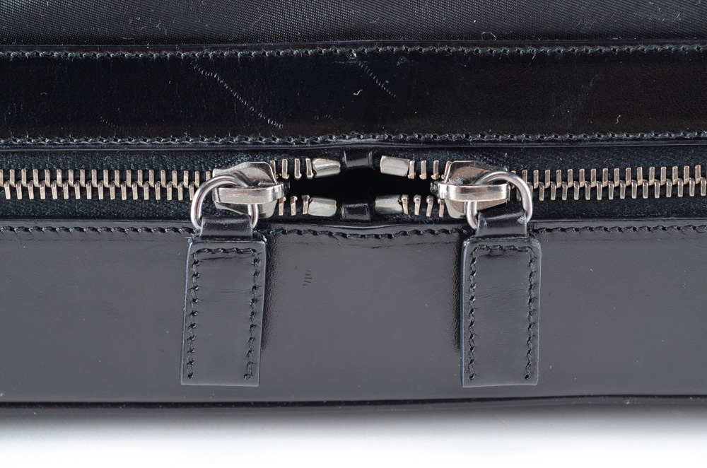 Prada Tessuto Beauty Leather and Nylon Designer Handbag