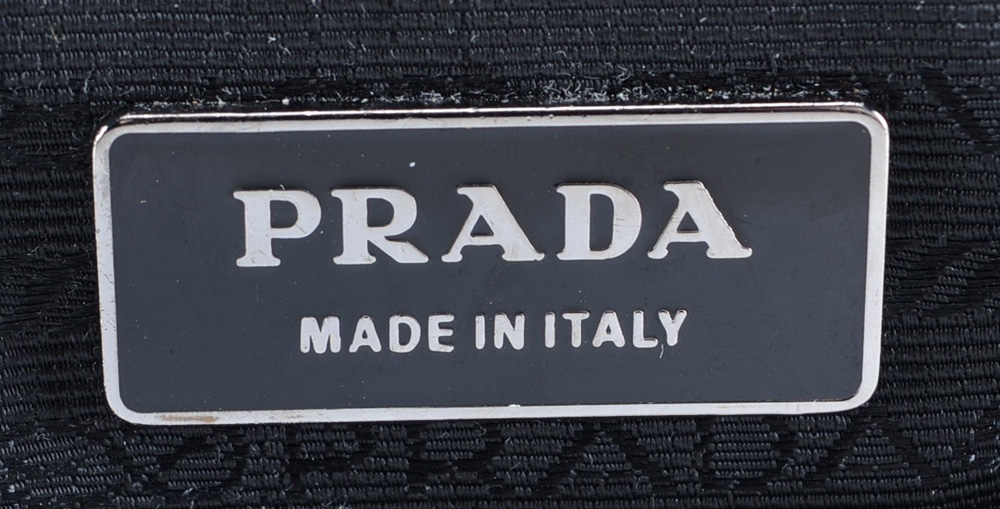 Prada Tessuto Beauty Leather and Nylon Designer Handbag