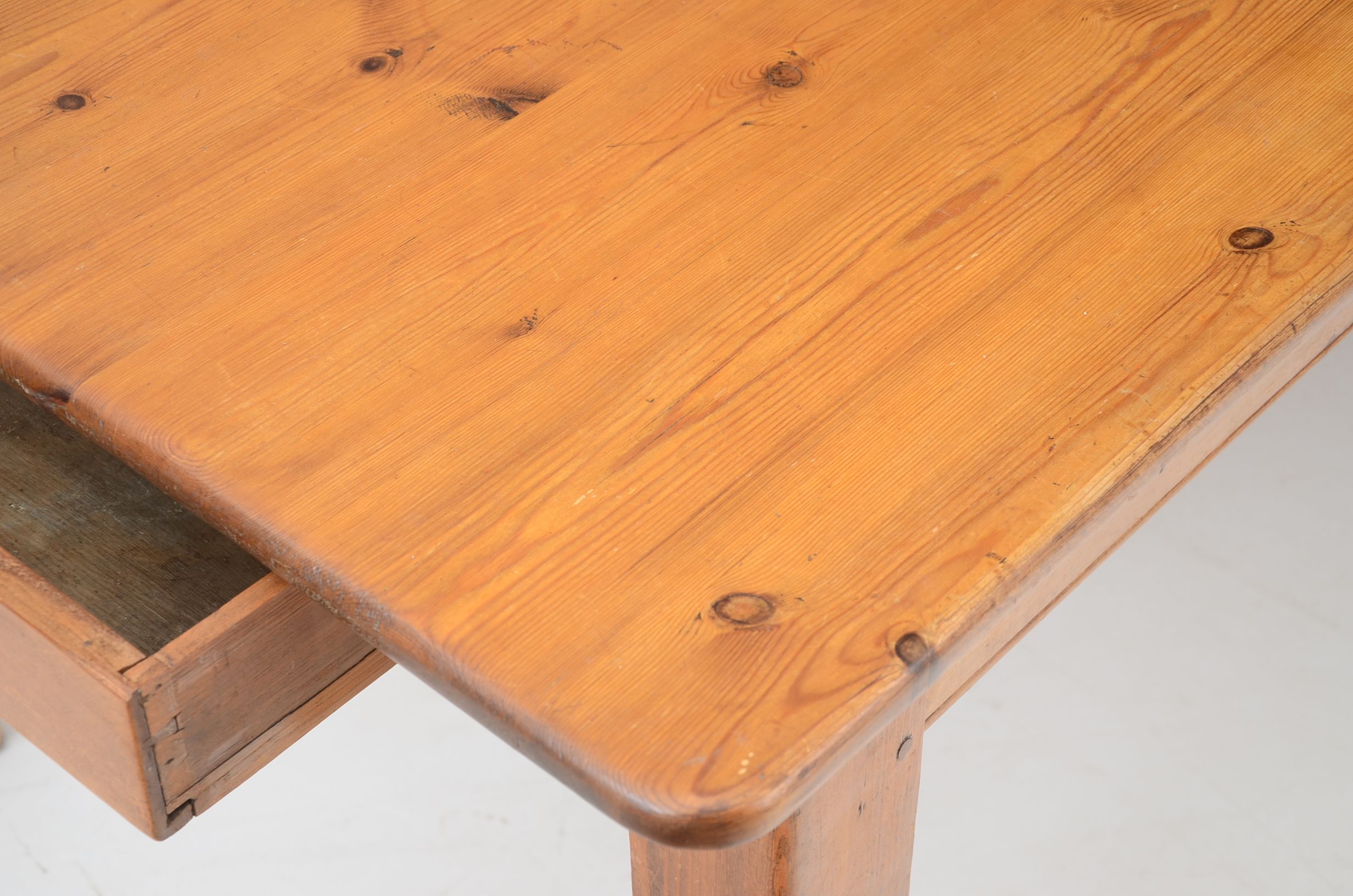 Late 19th Century Pine Farm Table