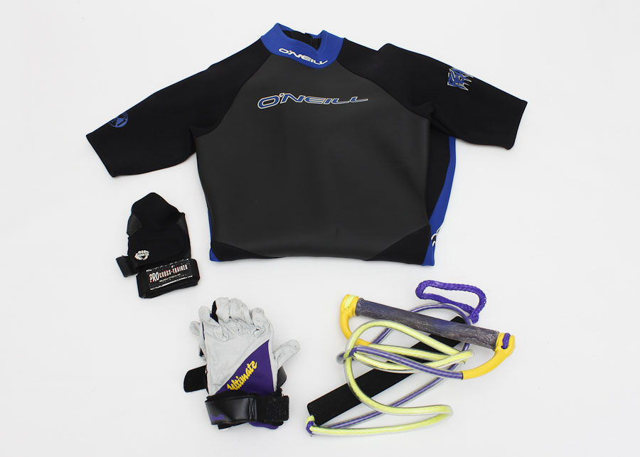 Jobe Next Water Ski, O'Neill Water Suit and Cross Fit Accessories
