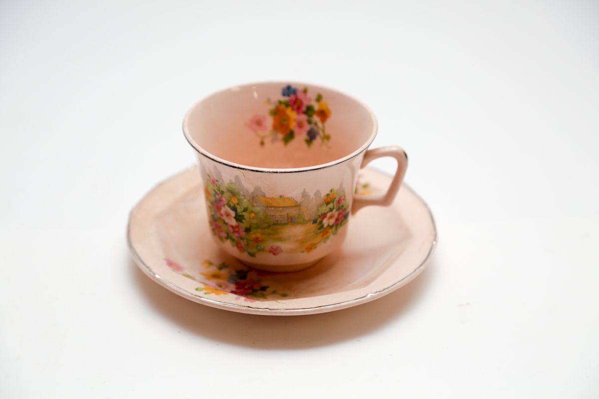 Assortment of Tea Cups and Saucers