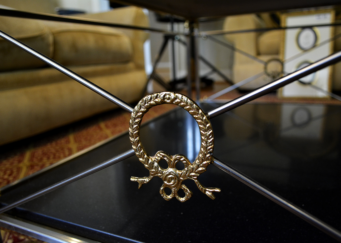 Black Granite Coffee Table