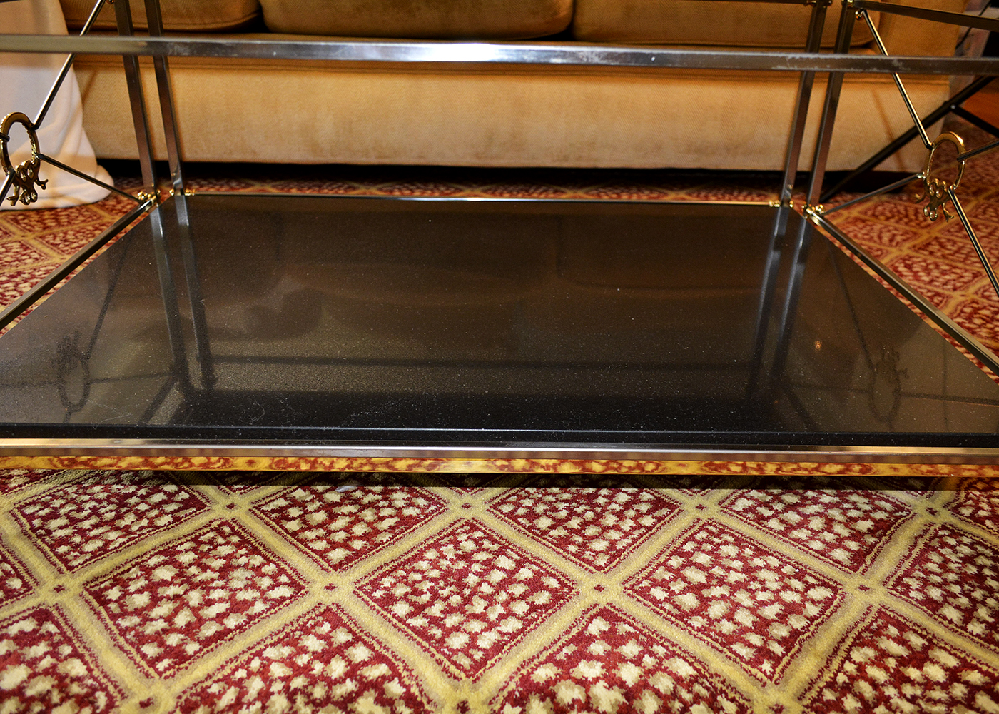 Black Granite Coffee Table