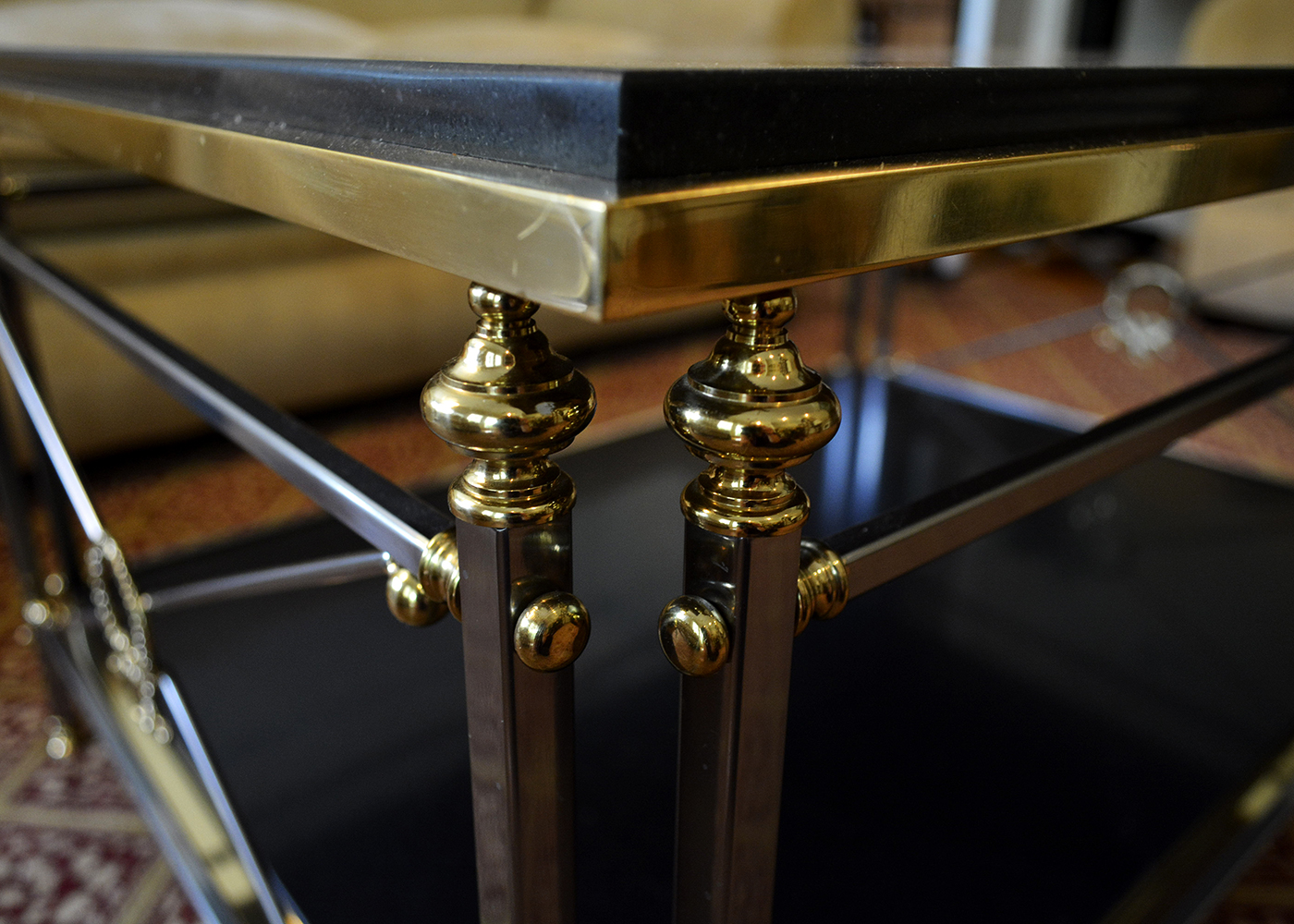 Black Granite Coffee Table