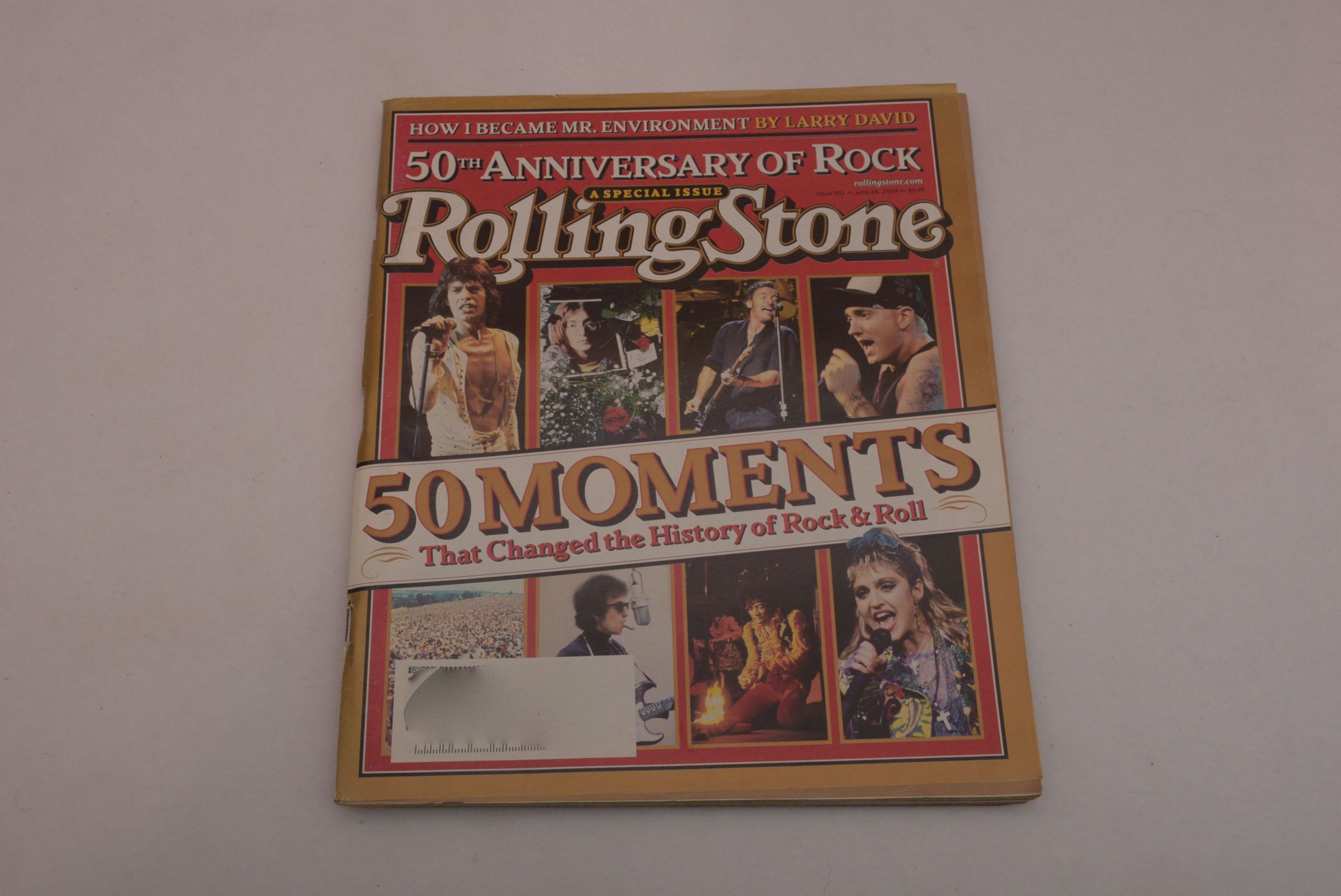 Three "Rolling Stone" Magazine 50th Anniversary of Rock Issues