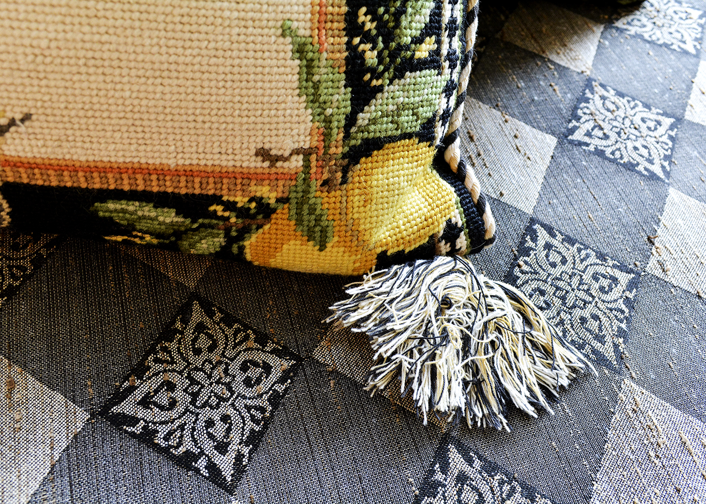 Wool and Cotton Throw Pillows