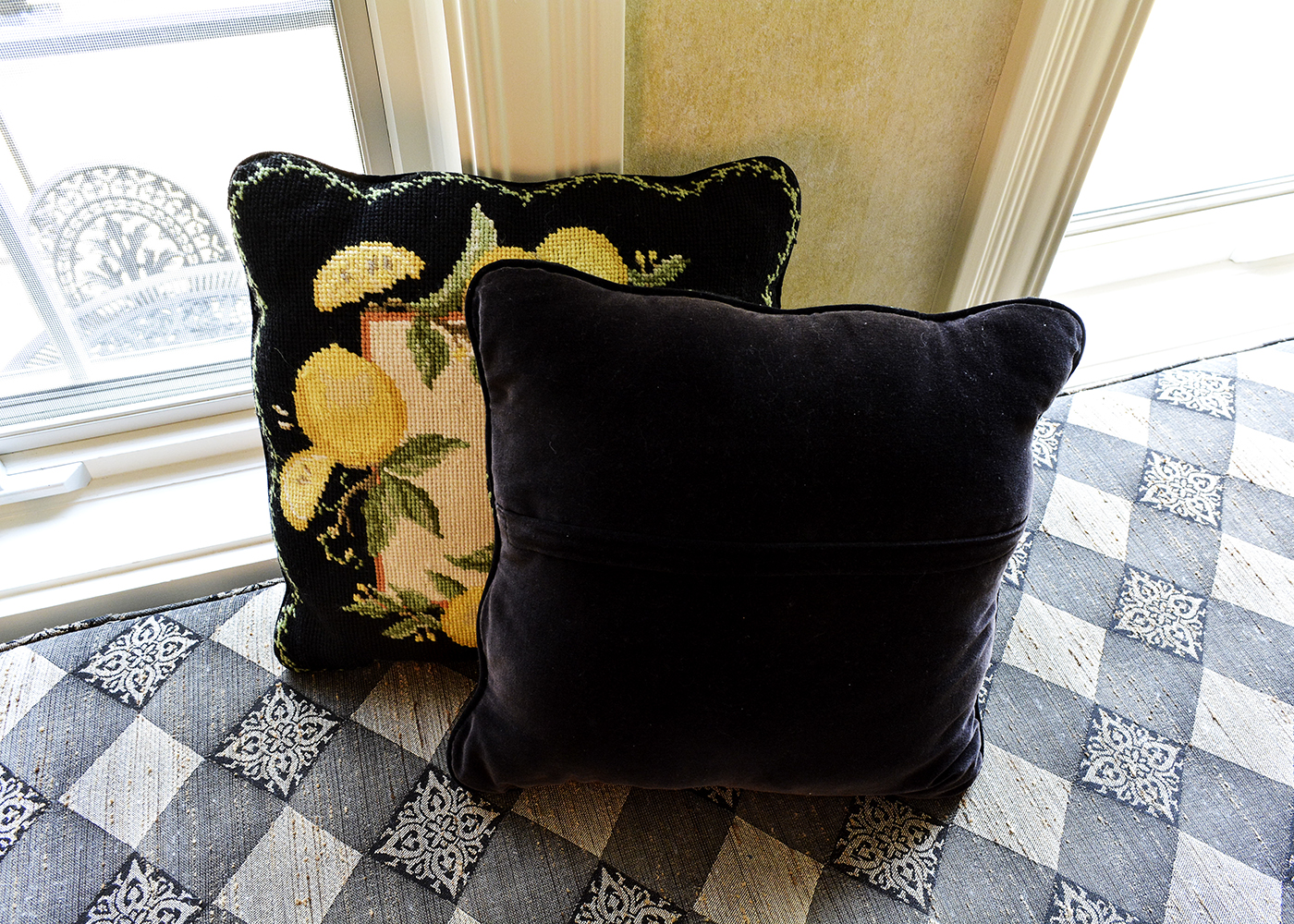 Wool and Cotton Throw Pillows