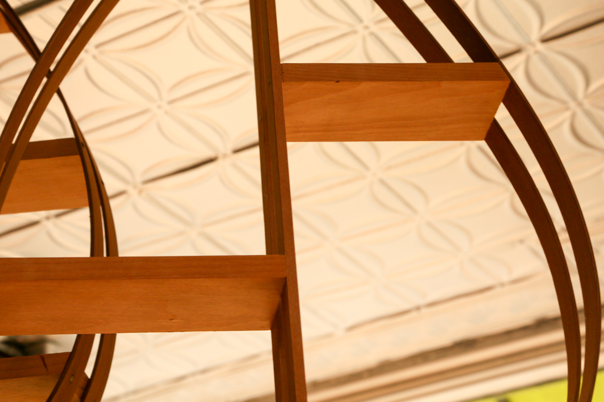 Handmade Hanging Shelves