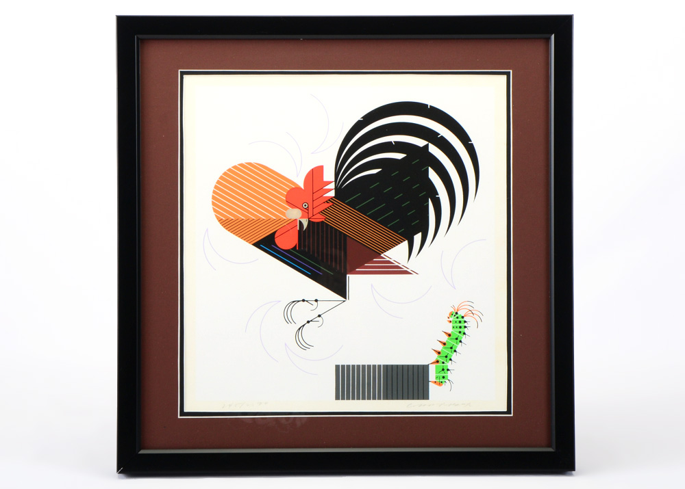 Charley Harper "Crawling Tall" Signed L/E Serigraph