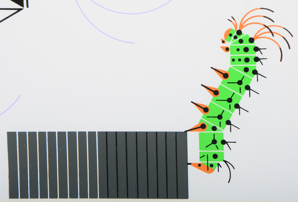 Charley Harper "Crawling Tall" Signed L/E Serigraph